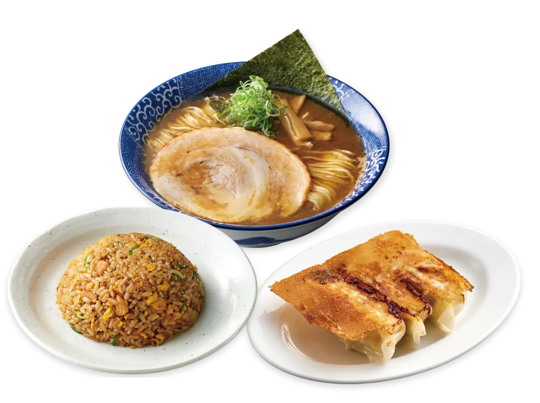 丸福餃子・ヤキメシセット